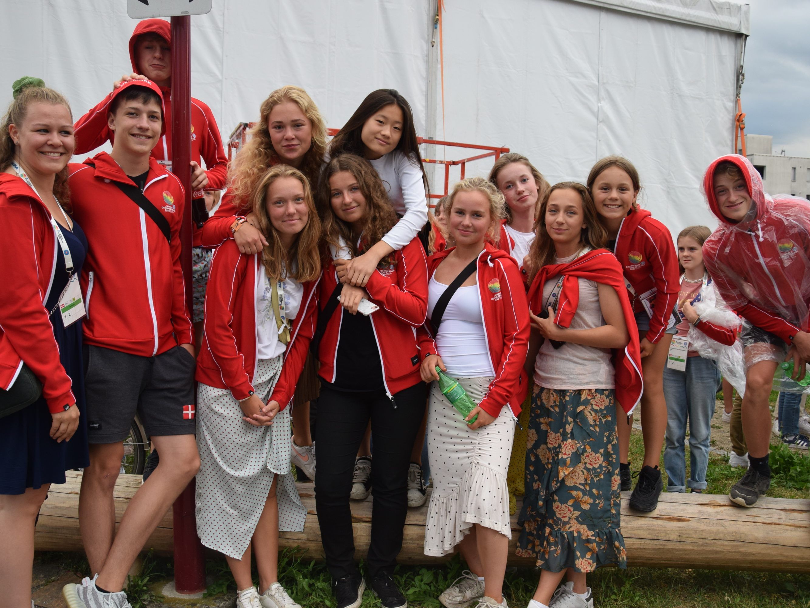 Die dänischen Sportlerinnen und Sportler wurden am Sonntag im Festzelt willkommen geheißen Die dänischen Sportlerinnen und Sportler wurden am Sonntag im Festzelt willkommen geheißen