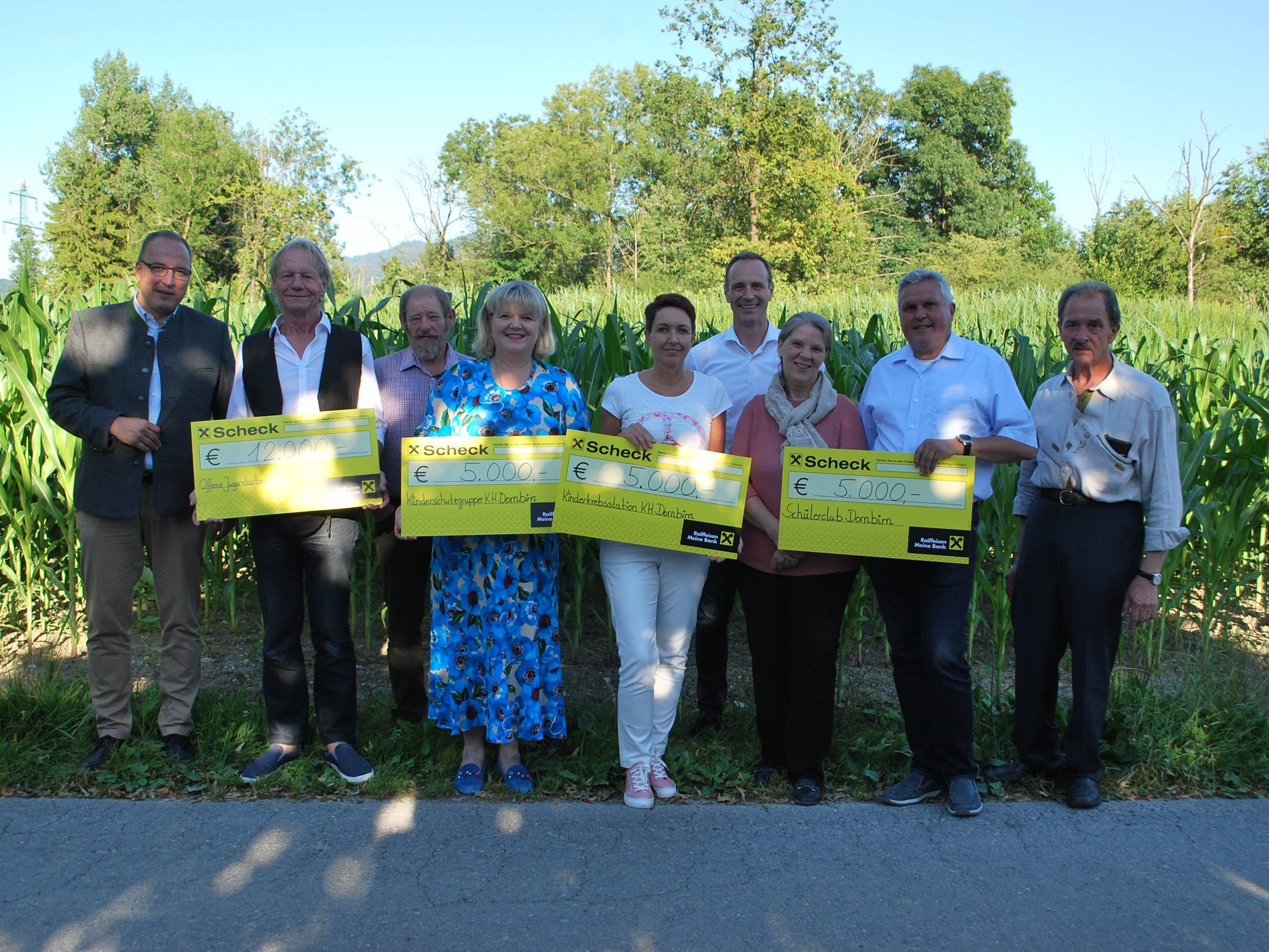 Martin Rhomberg, Martin Hagen, Wolfgang Fässler, Karoline Schönborn, Marina Saler, Christian Stadelmamnn, Bernadette Kegele, Günter Thurnher, Bruno Metzler