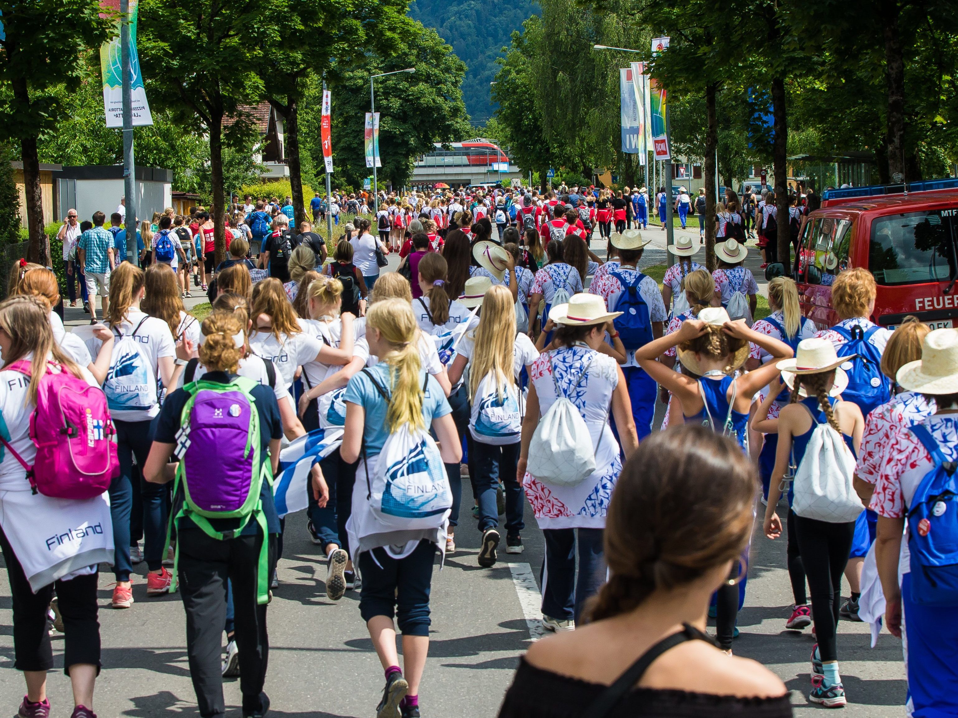 Die eröffnung der Gymnaestrada wird nachgeholt - Staus und Verkehrsbehinderungen sind vorprogrammiert.