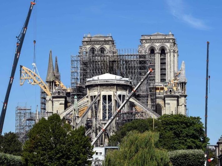 Ein topaktuelles Bild der mächtigen Kathedrale Ein topaktuelles Bild der mächtigen Kathedrale