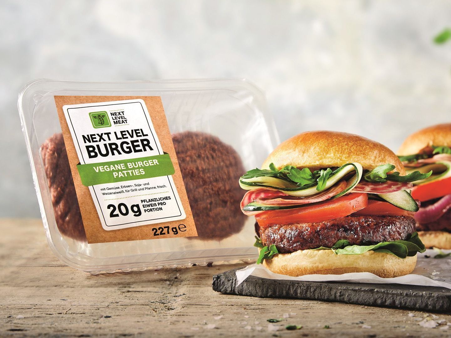 Lidl bringt einen eigenen veganen Burger auf den Markt
