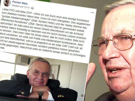 Florian Weis stößt die "ekelerregende Heuchelei" zweier Parteien nach dem Tod seines Vaters sauer auf.
