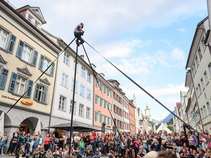 Wunderbares Spektaktel: Gauklerfest in Feldkirch. Wunderbares Spektaktel: Gauklerfest in Feldkirch.
