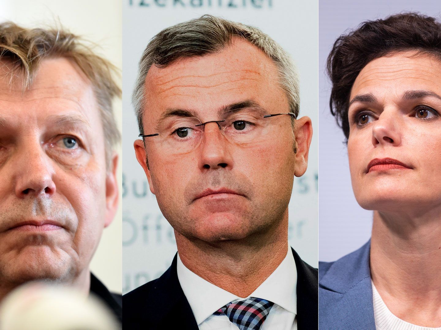 Zinggl, Hofer und Rendi-Wagner.