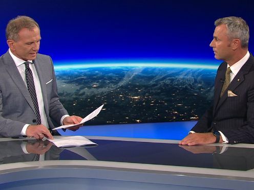 Norbert Hofer war am Montag zu Gast in der ZiB2. Norbert Hofer war am Montag zu Gast in der ZiB2.