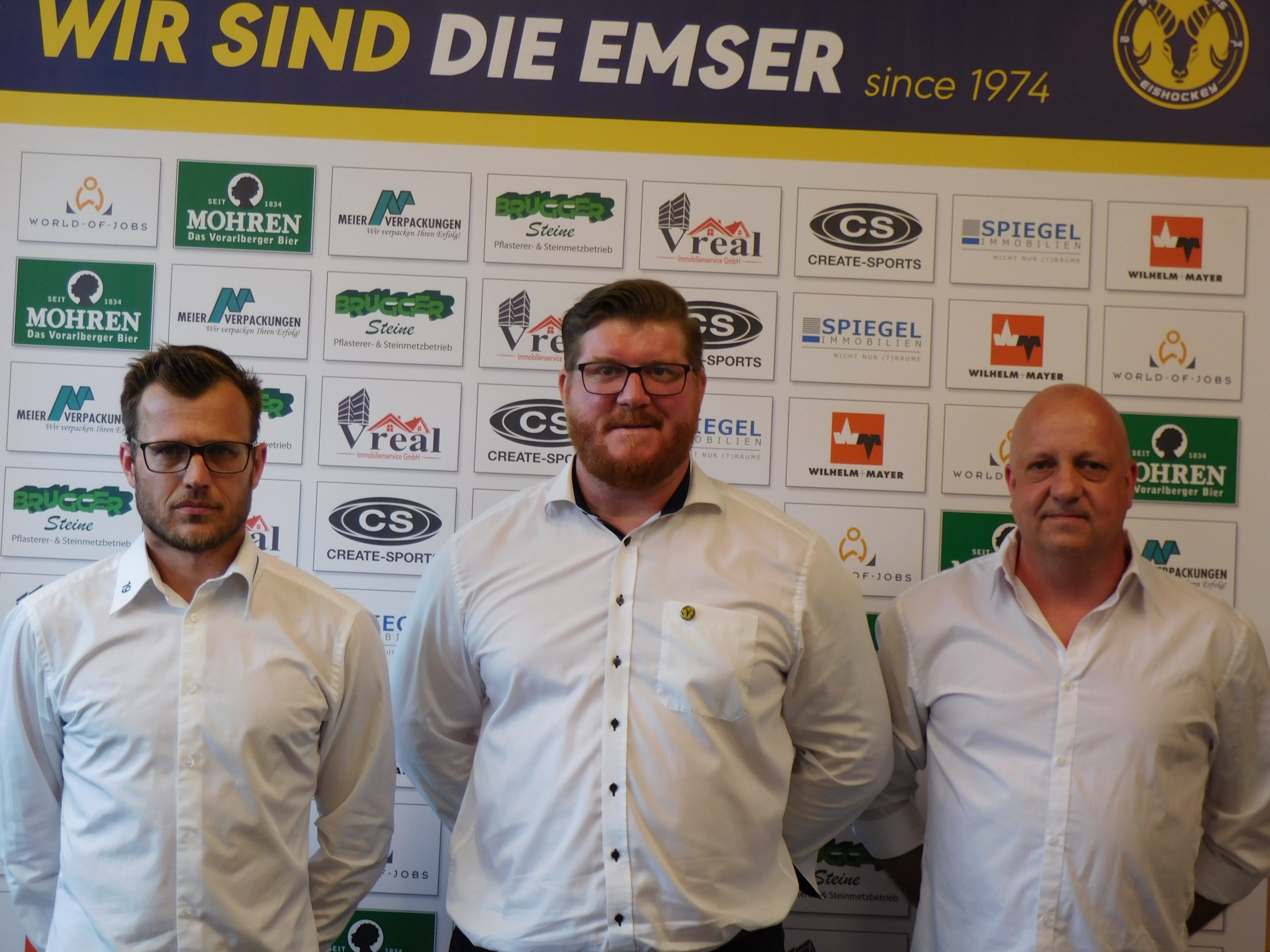 Das HSC Trainerteam für die kommende Saison: Martin Mallinger, Cehftrainer Heimo Lindner und Martin Vidmar Das HSC Trainerteam für die kommende Saison: Martin Mallinger, Cehftrainer Heimo Lindner und Martin Vidmar