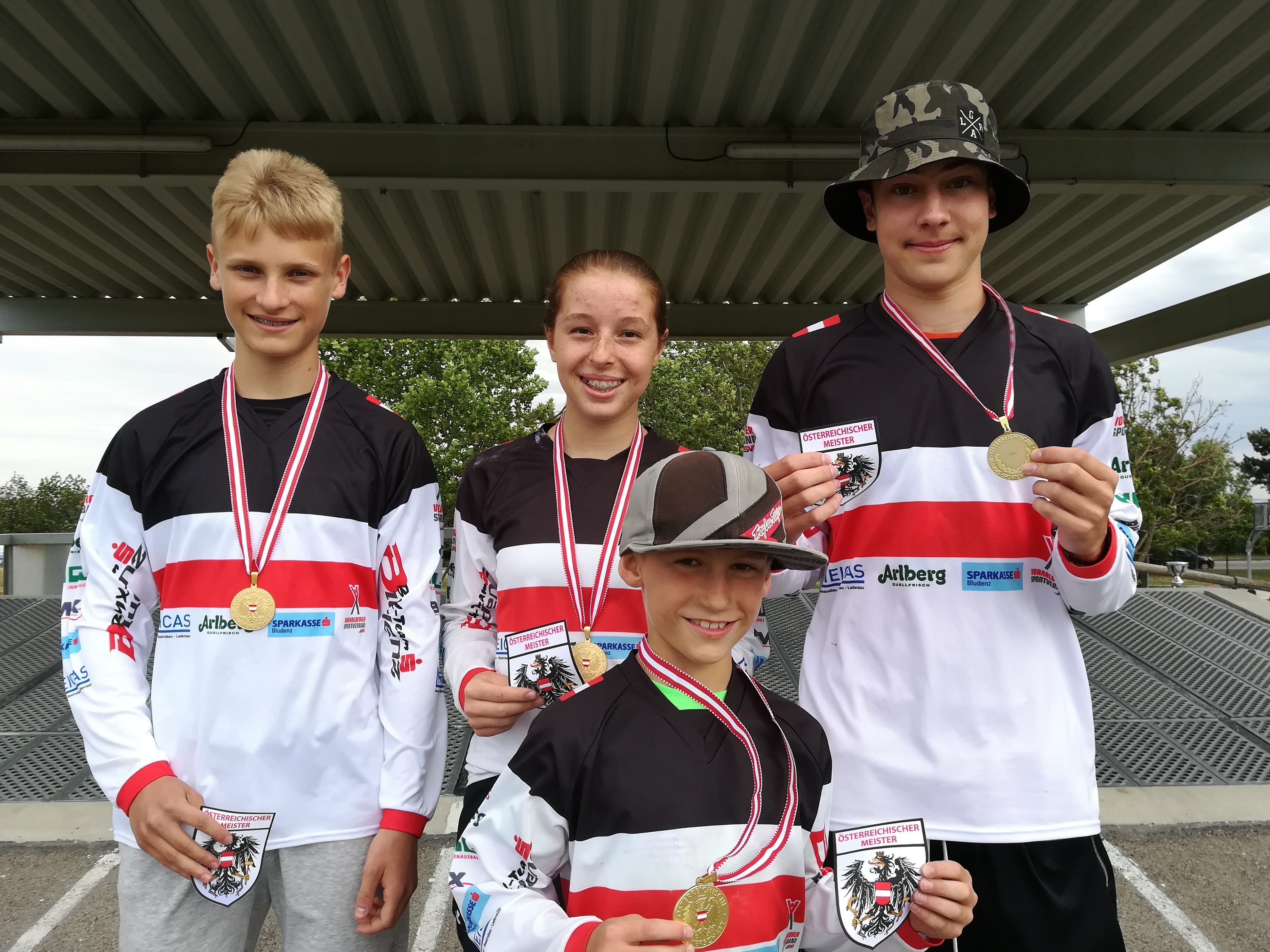 Die neuen BMX-ÖM-Meister Die neuen BMX-ÖM-Meister