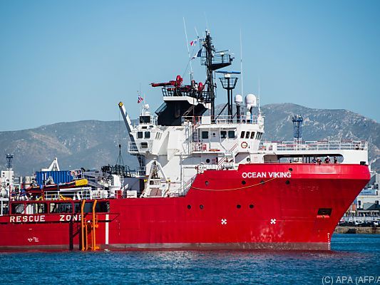 Die "Ocean Viking" wollte zum Tanken in Malta anlegen Die "Ocean Viking" wollte zum Tanken in Malta anlegen
