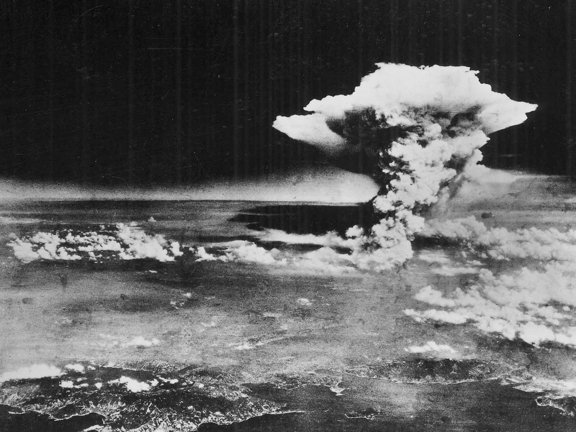 Die 1945 abgeworfene Atombombe zerstörte 80 Prozent der Innenstadt von Hiroshima.