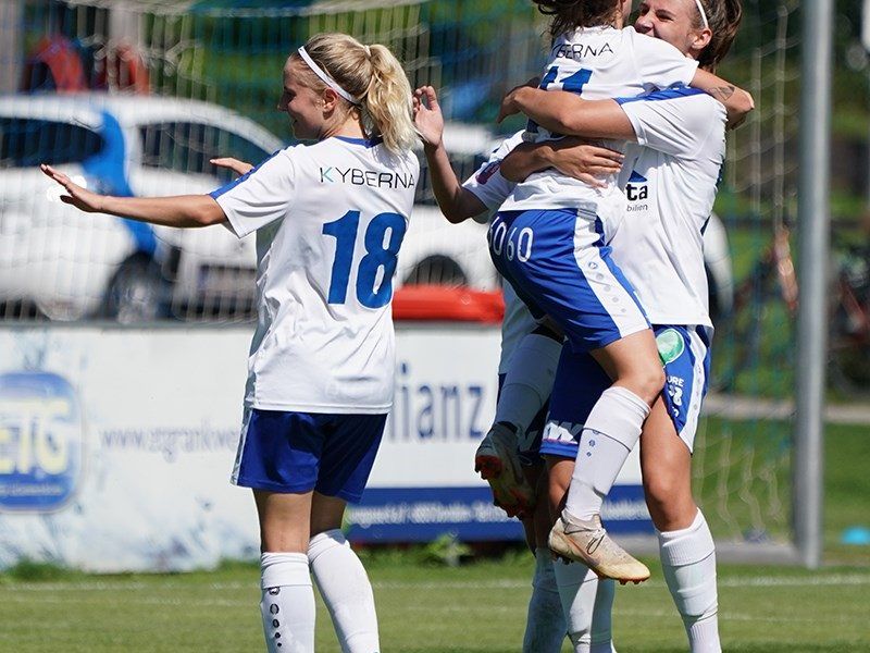 So wollen sie auch in Salzburg jubeln, die Girls des FFC.