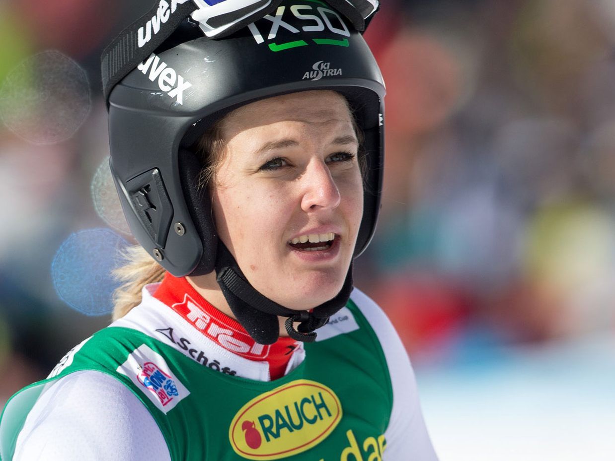 Elisabeth Kappaurer am Samstag, 28. Oktober 2017 beim Weltcup-RTL in Sölden. Elisabeth Kappaurer am Samstag, 28. Oktober 2017 beim Weltcup-RTL in Sölden.