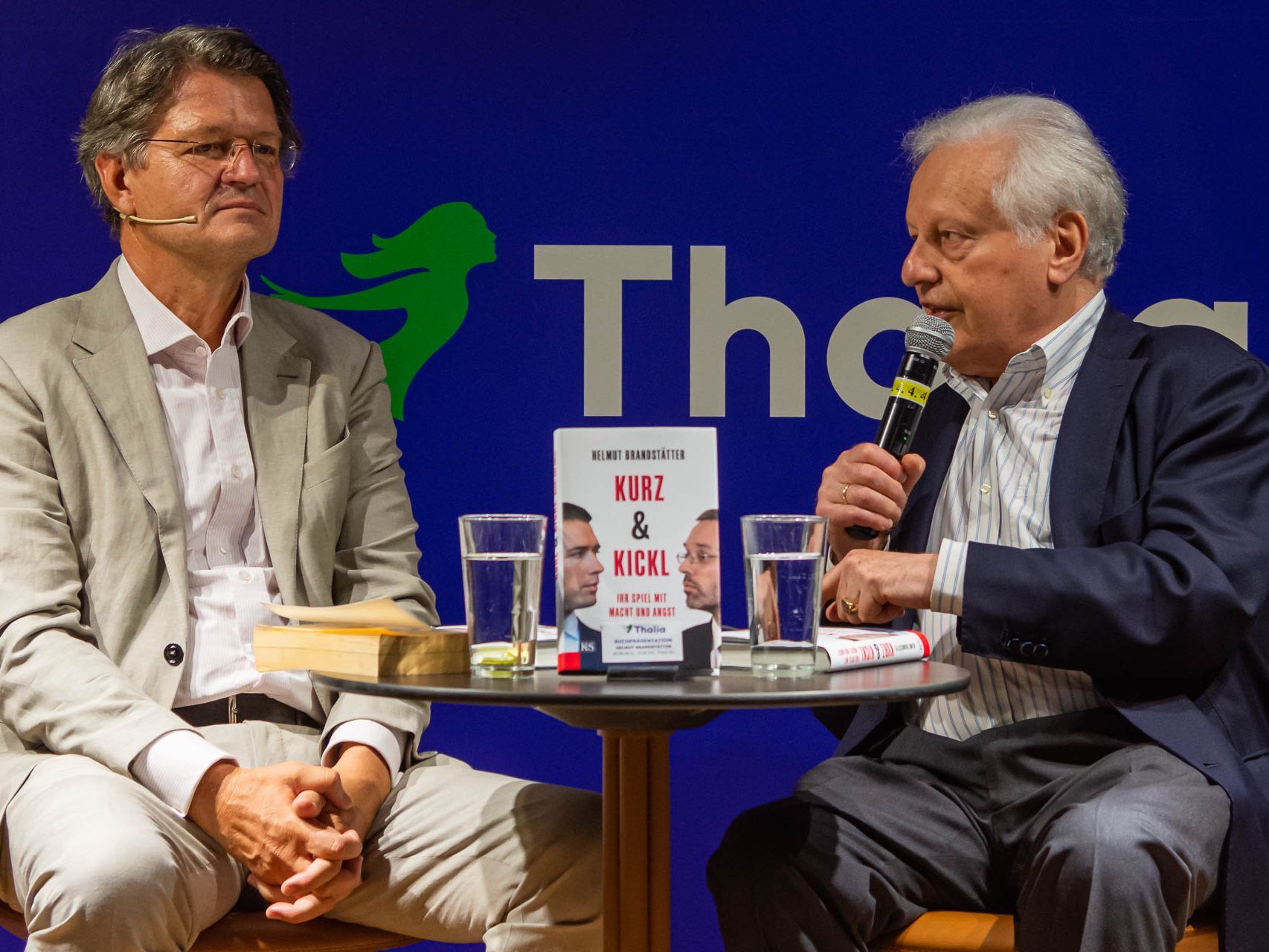 Buchpräsentation 'Kurz & Kickl' - H. Brandstätter im Gespräch mit J. Kunz -Thalia Wien Mitte - 28.08.2019