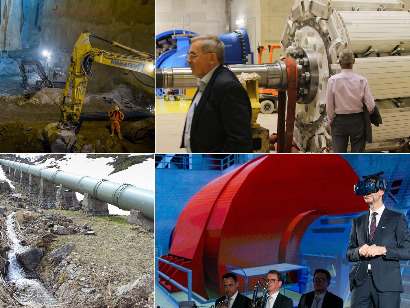 Start der Planung 2010, fünf Jahre Bauzeit - Im Obervermuntwerk II wird Strom für Vorarlberg produziert.