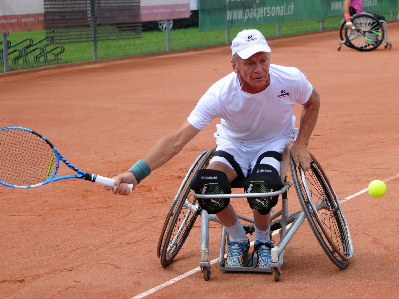 Rollstuhltennis auf höchstem Niveau auf der Anlage des UTC Koblach.