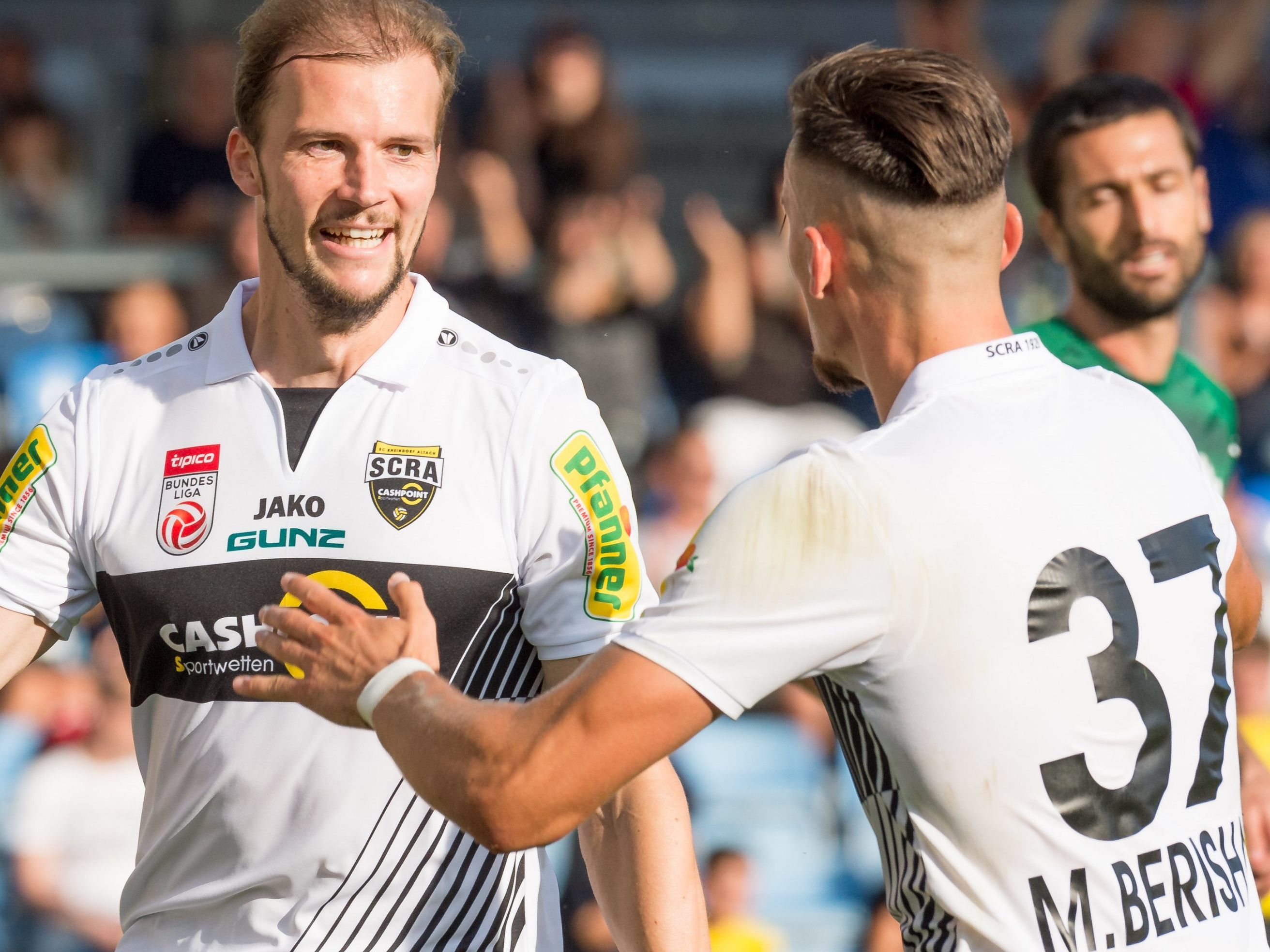 Beim SCR Altach will man gegen Hartberg genauso jubeln wie beim Sieg gegen Tirol.