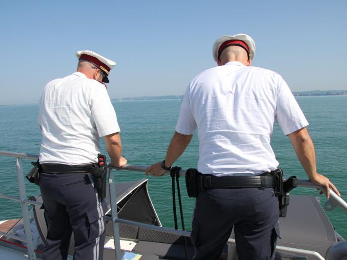 Symbolfoto - Harder Seepolizei im Einsatz