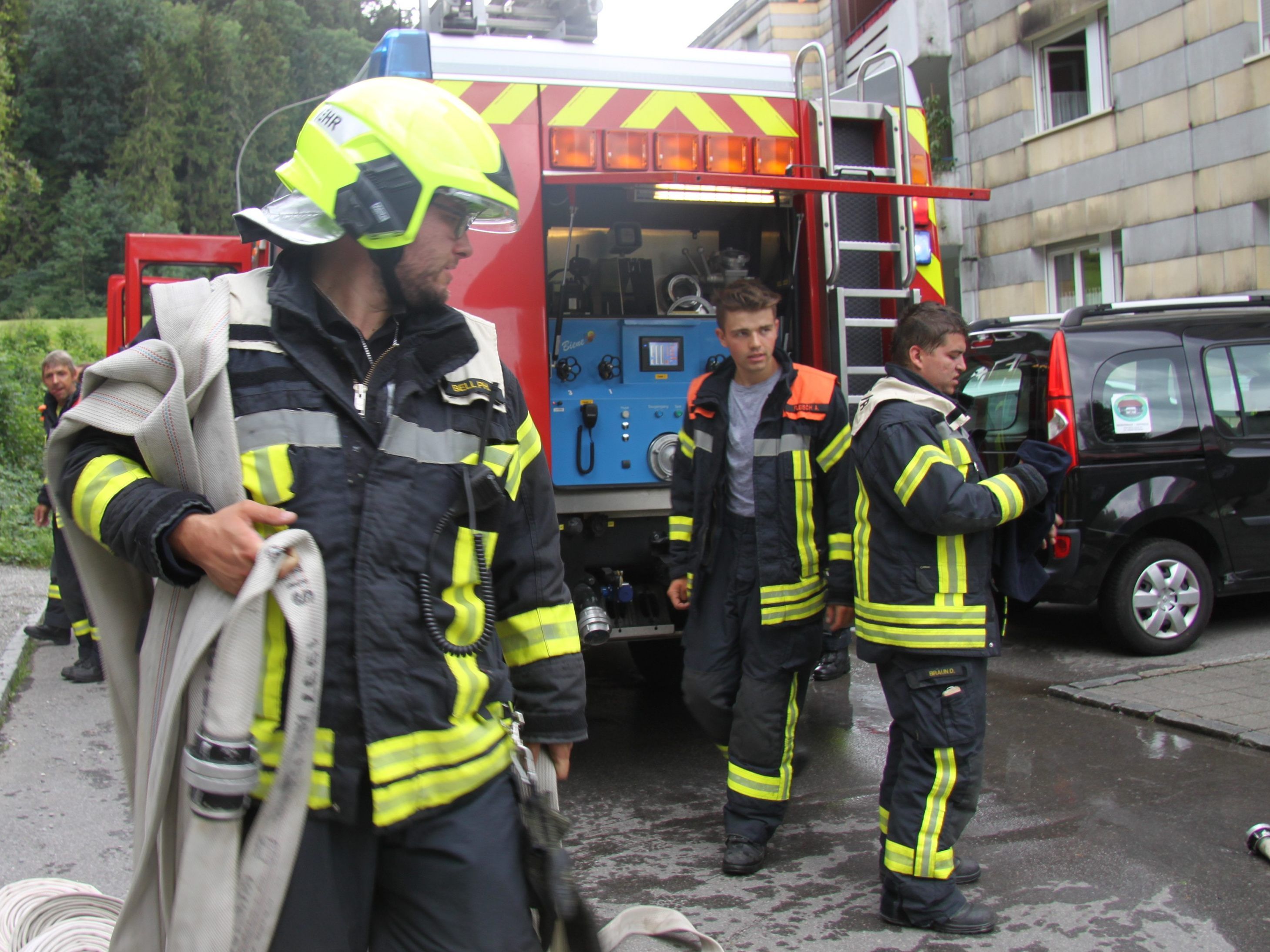 Die Feuerwehr Götzis stellte rasch fest, dass der unklare Geruch von angebrannten Semmeln stammte.
