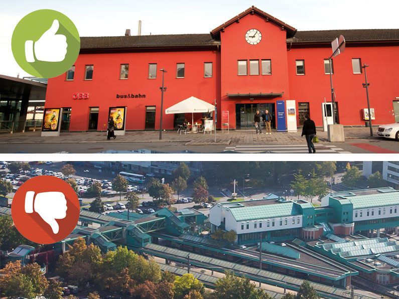 Bregenzer Bahnhof kommt bei den Fahrgästen nicht gut an Bregenzer Bahnhof kommt bei den Fahrgästen nicht gut an