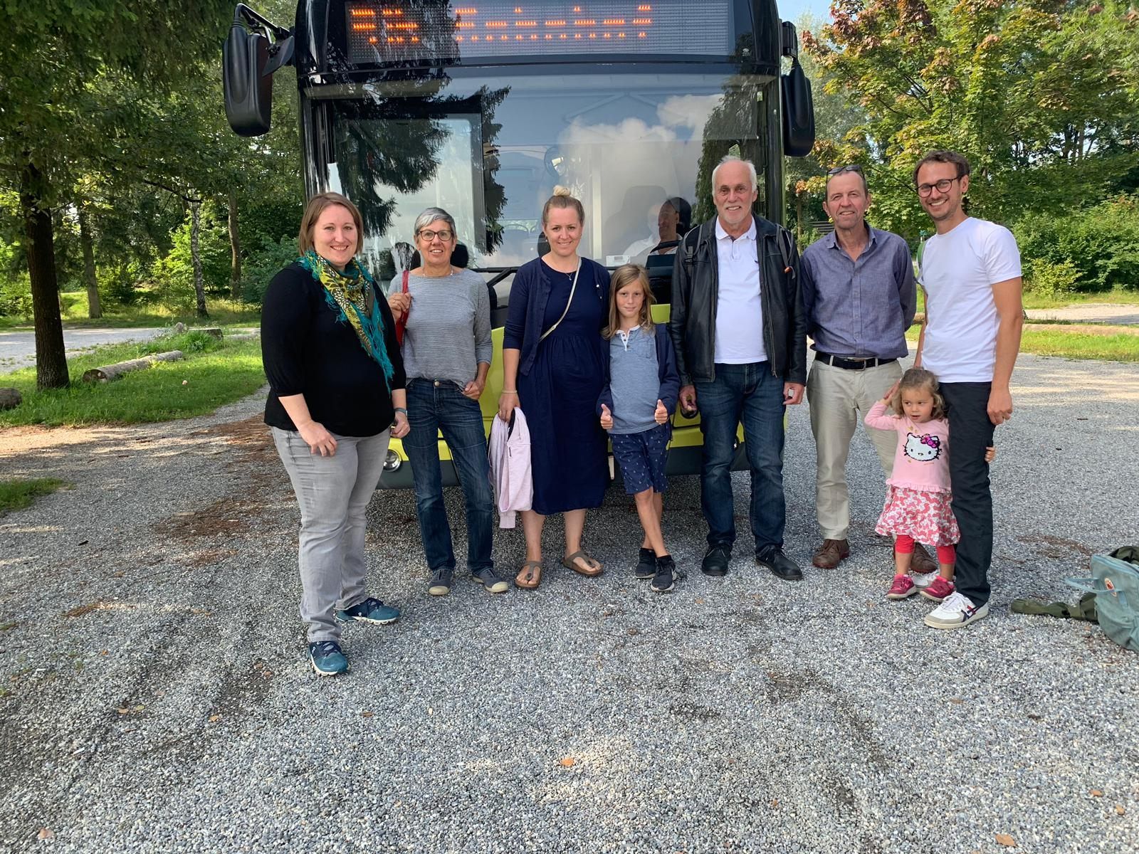 Beim zweiten Teil der Reihe Mobil in Lustenau ging es der grünen Verkehrsgruppe um das Thema ÖV Beim zweiten Teil der Reihe Mobil in Lustenau ging es der grünen Verkehrsgruppe um das Thema ÖV