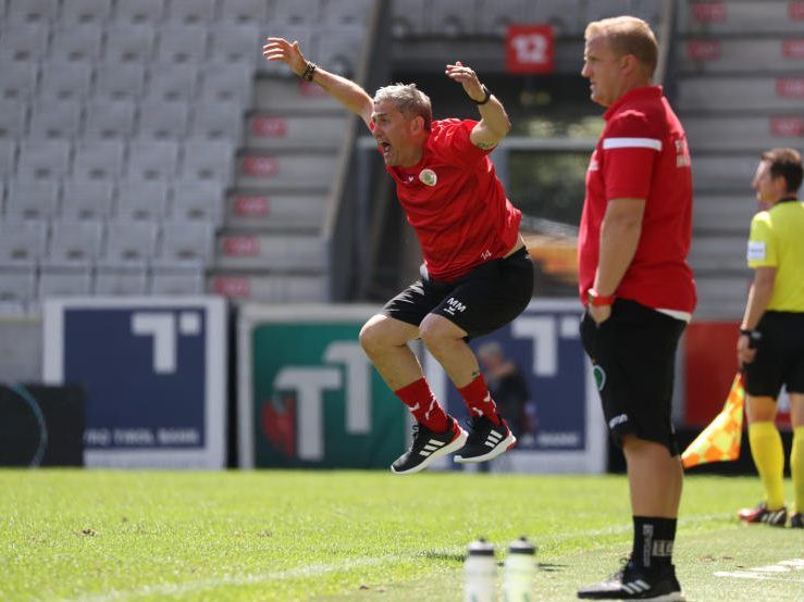 Freudensprünge will Markus Mader im Heimspiel gegen KSV machen