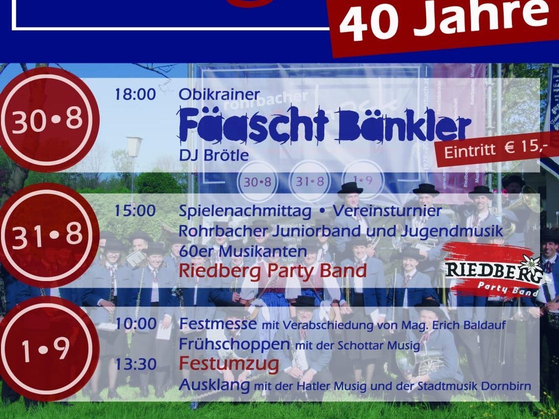 Programm des Festw Programm des Festw
