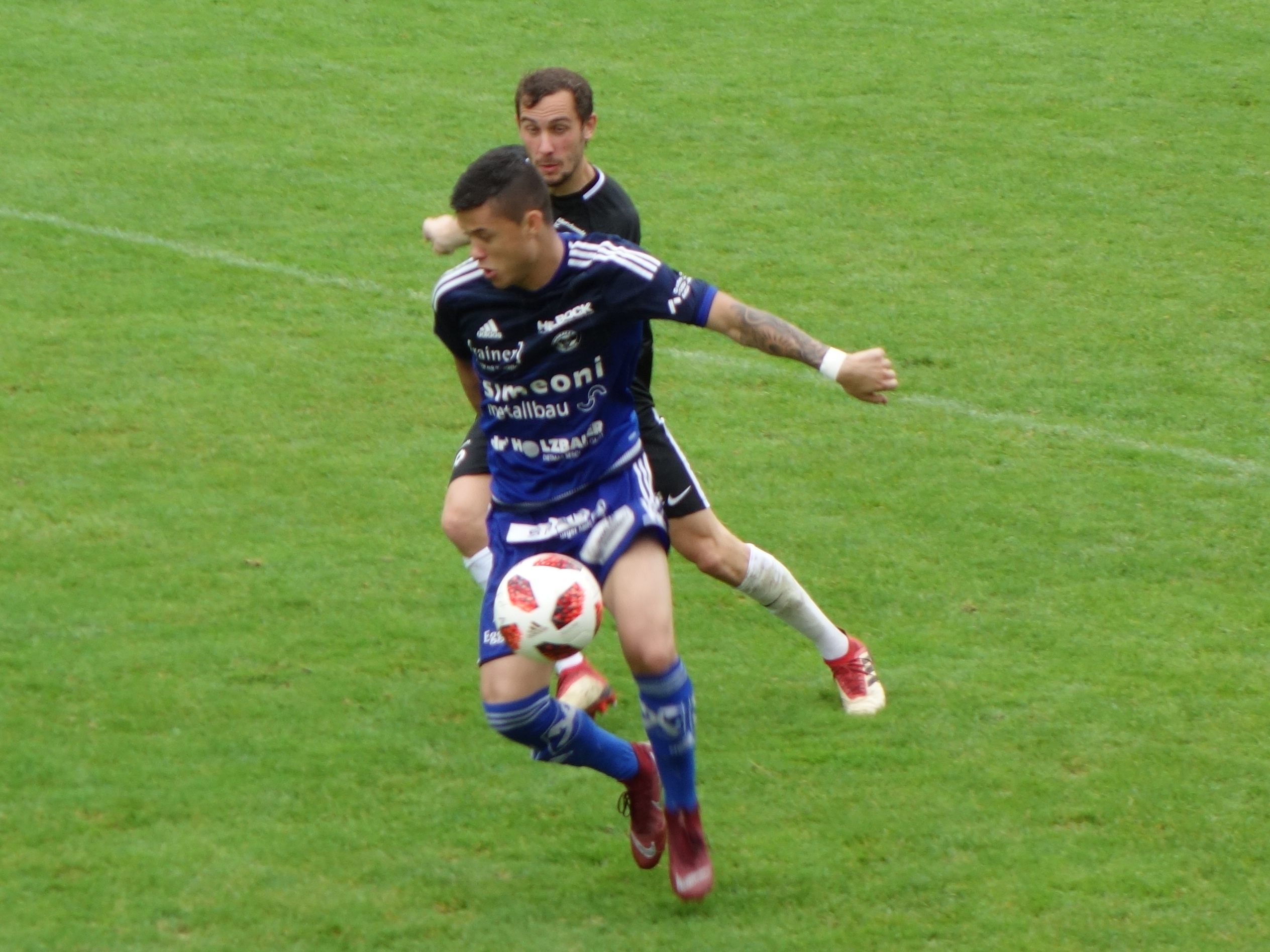Der Andelsbucher Guilhermo Junio da Silva erzielte vier Treffer gegen Satteins. Der Andelsbucher Guilhermo Junio da Silva erzielte vier Treffer gegen Satteins.