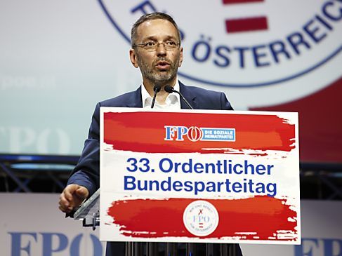 Kickl während des Bundesparteitags der FPÖ in Graz