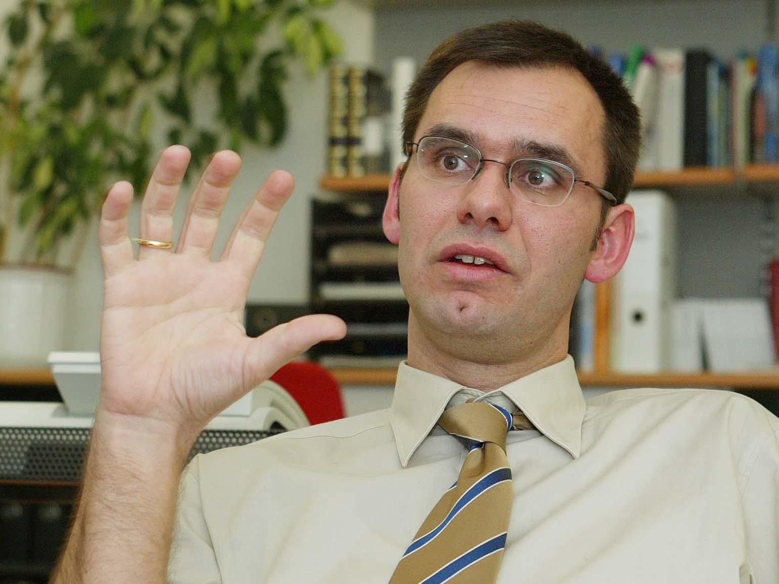 Markus Wallner bei einem Interview 2003. Markus Wallner bei einem Interview 2003.