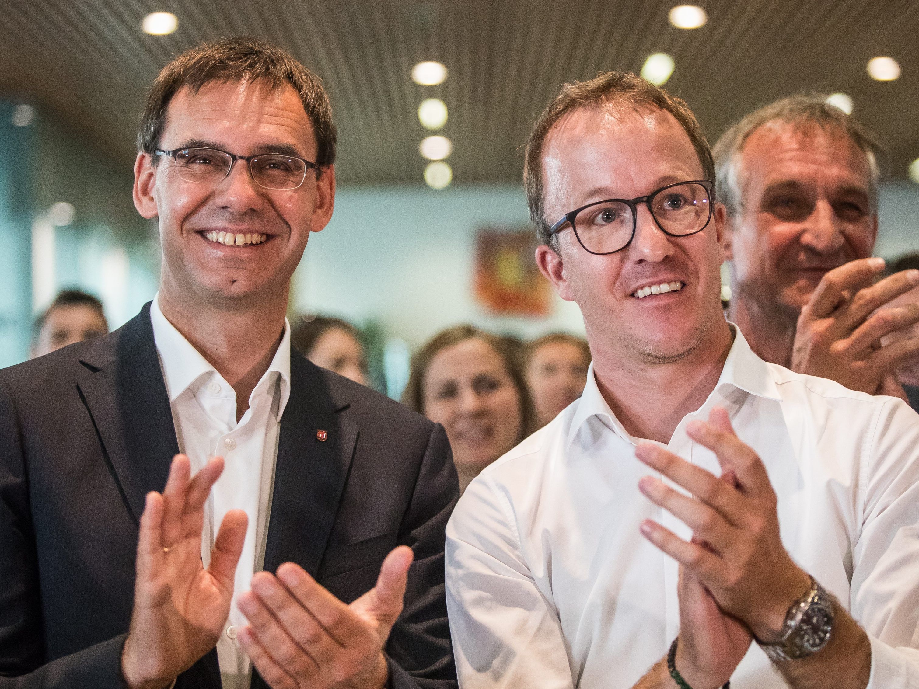 Die ÖVP darf auch in Vorarlberg wieder jubeln. Die ÖVP darf auch in Vorarlberg wieder jubeln.