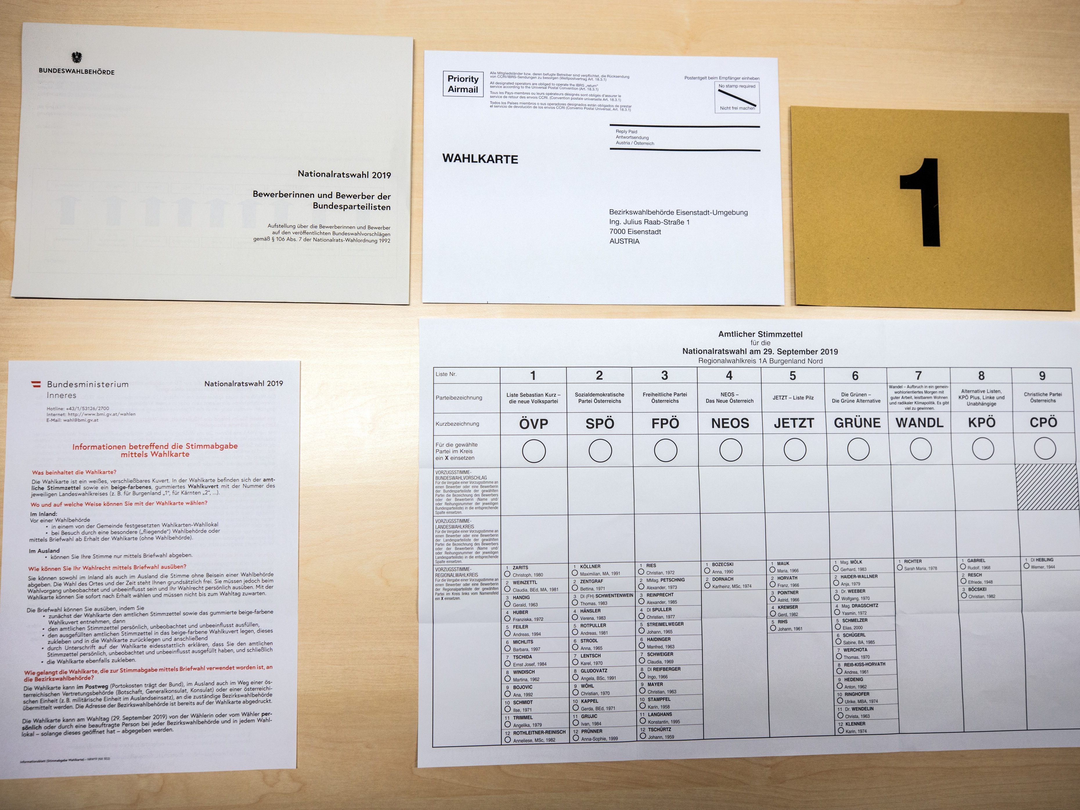 Die Briefwahl wird in Österreich immer häufiger genutzt.