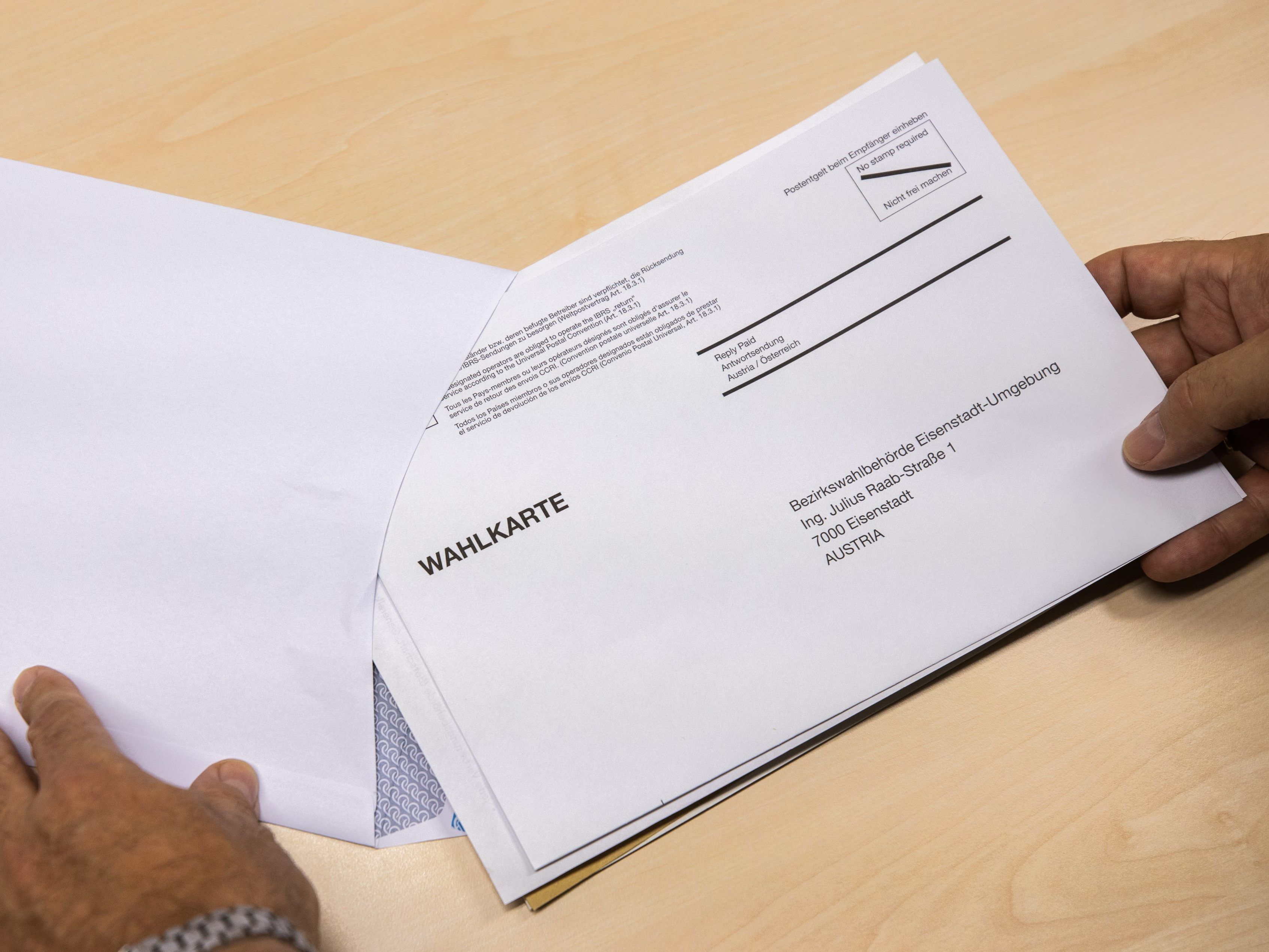 In Vorarlberg wurden 4.500 Wahlkarten mehr beantragt als noch vor zwei Jahren.