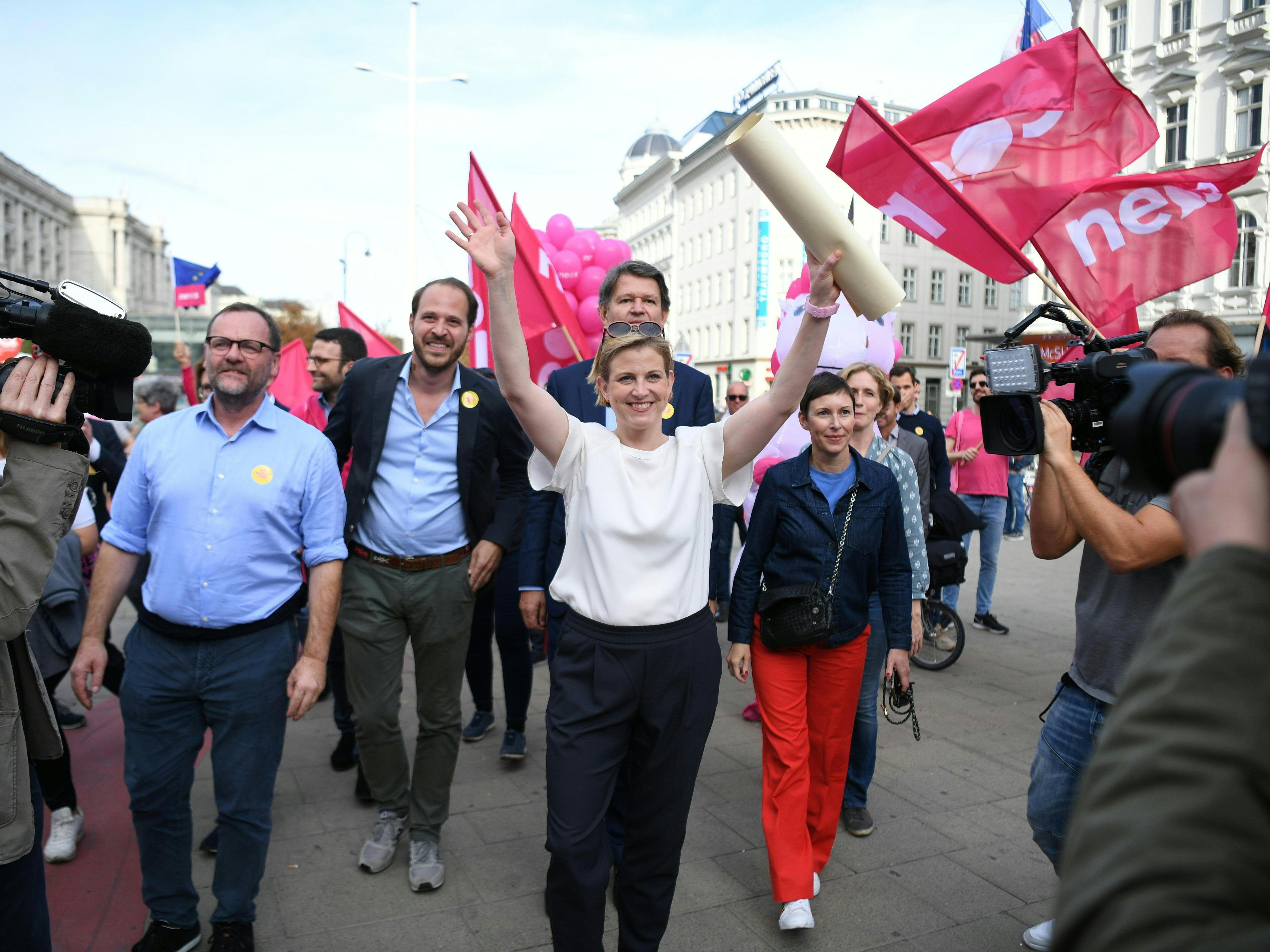 Symbolbild: Die NEOS gehören zu den Wahlgewinnern der Nationalratswahl 2019. Symbolbild: Die NEOS gehören zu den Wahlgewinnern der Nationalratswahl 2019.