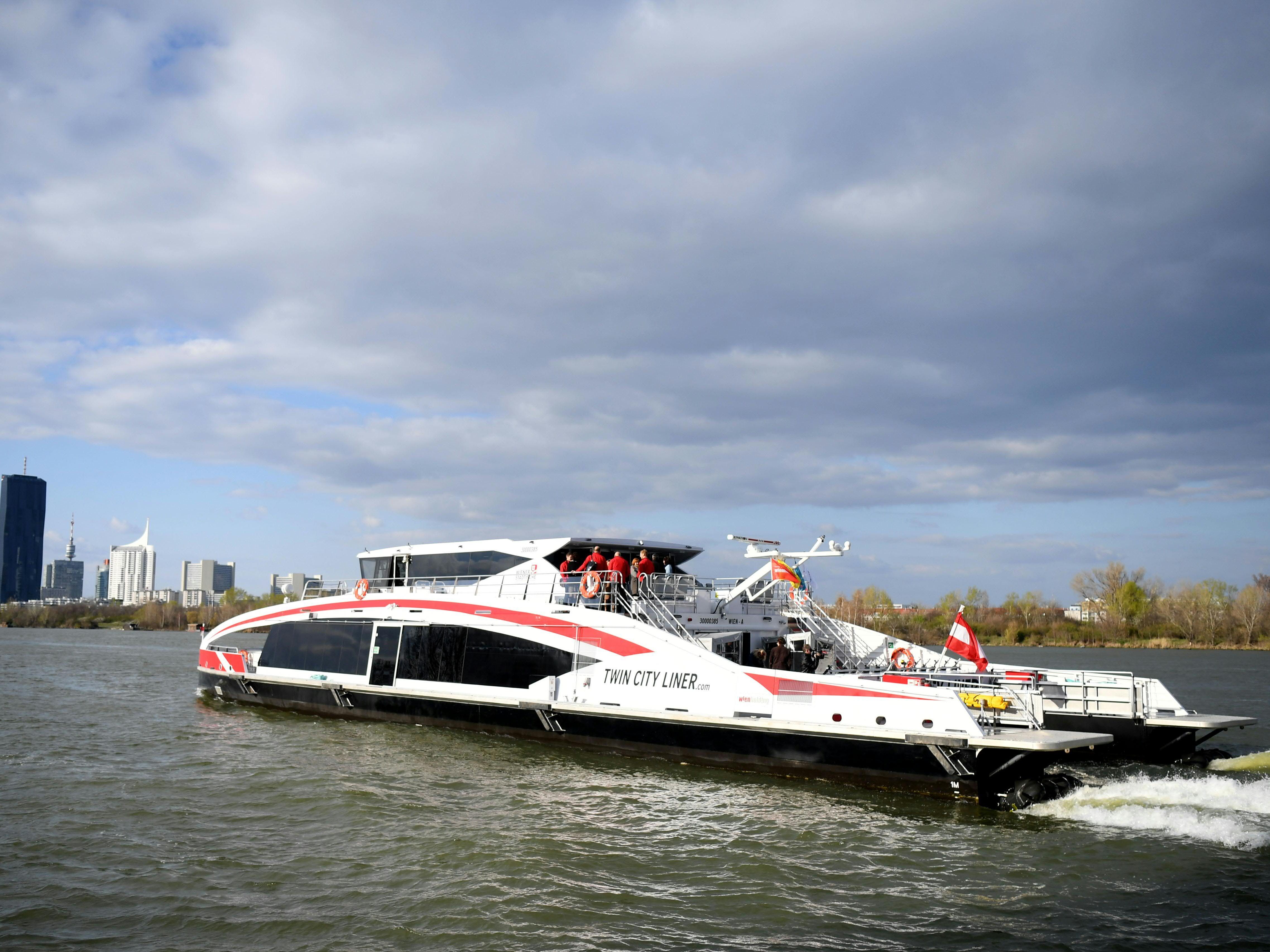 Der Twin City Liner fährt nun erstmals auch nach Budapest