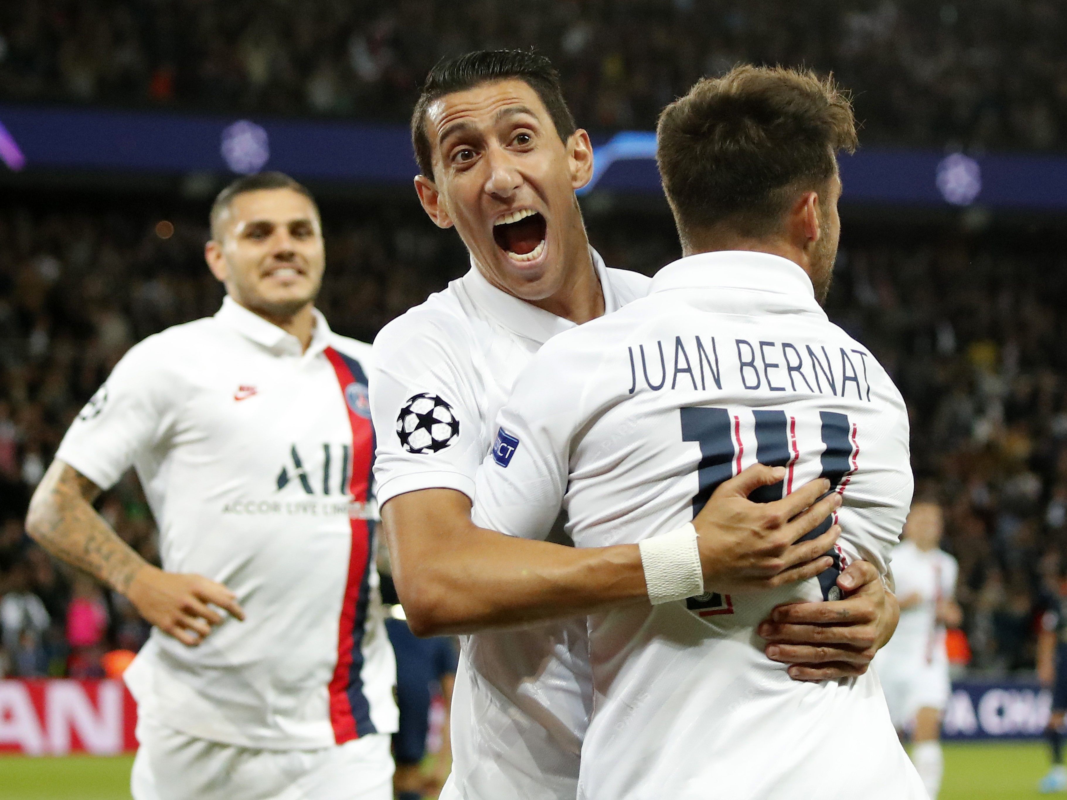 Di Maria brachte Paris SG mit seinem Doppelpack auf die Siegerstraße. Di Maria brachte Paris SG mit seinem Doppelpack auf die Siegerstraße.