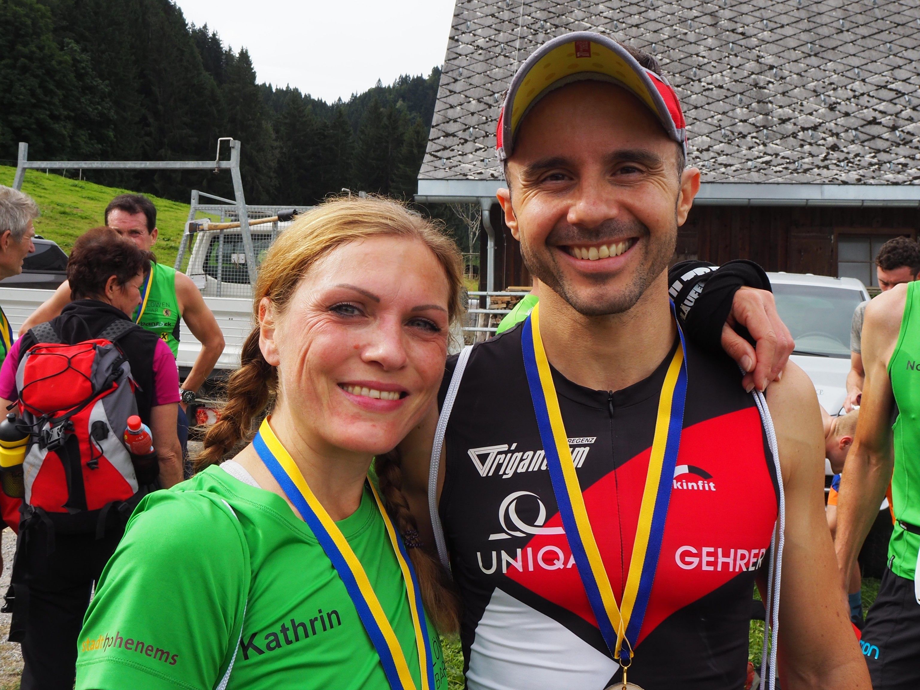 Die beiden Sieger: Kathrin Schichtl und Andreas Gehrer Die beiden Sieger: Kathrin Schichtl und Andreas Gehrer