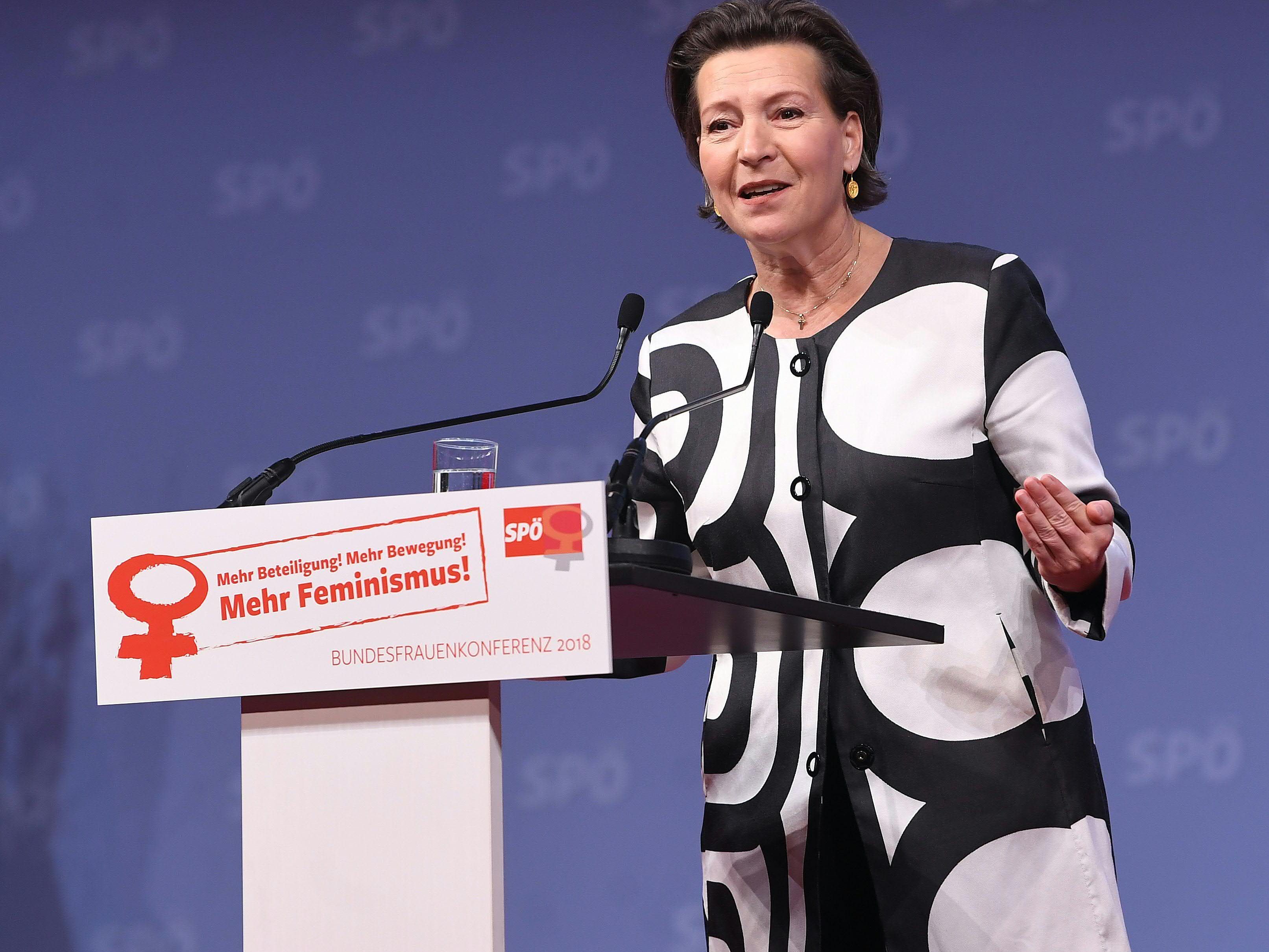 Man könne nicht hinnehmen, dass Frauen 20 Prozent weniger verdienen als Männer, so Heinisch-Hosek.