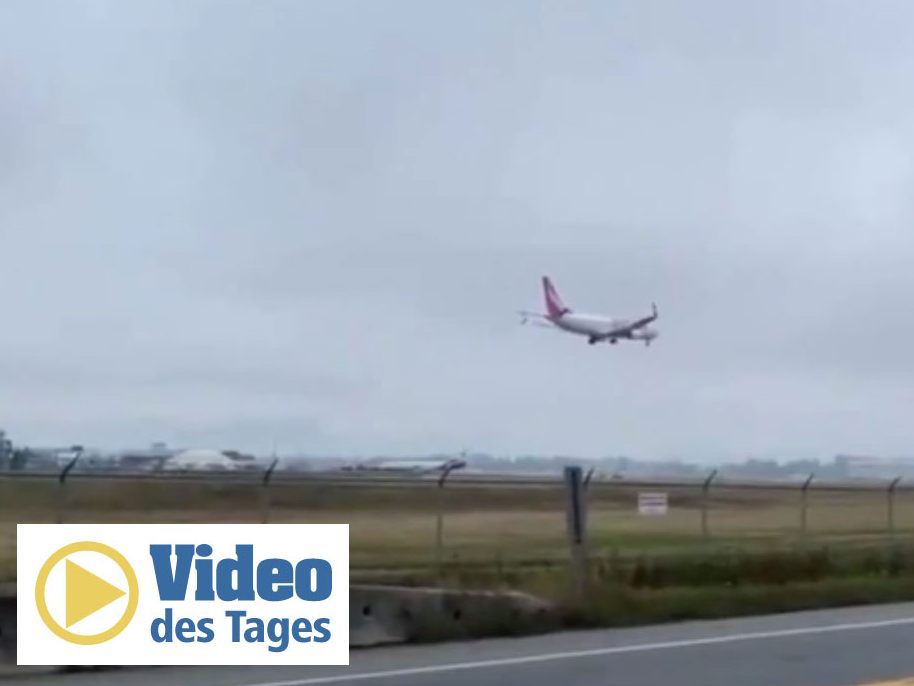 Das Flugzeug konnte sicher zum Flughafen zurückkehren.