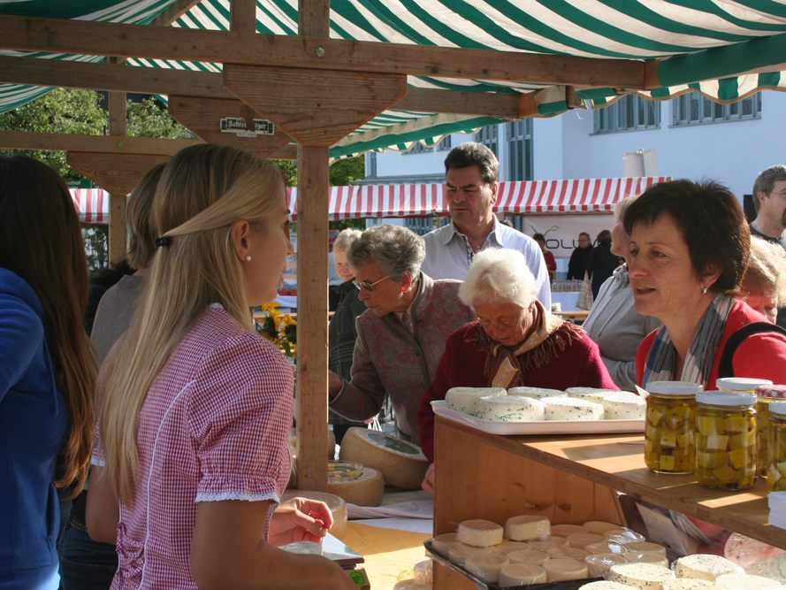 Käsemarkt - diesen Samstag in Nenzing.