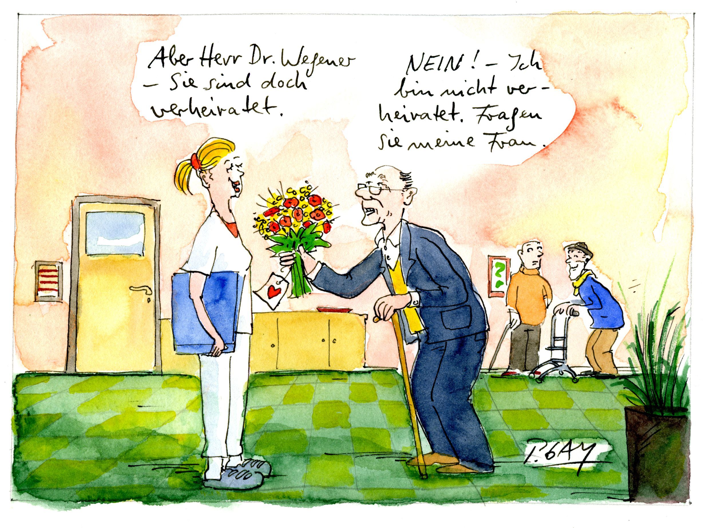 Ein Auszug aus dem Karikaturenkalender.