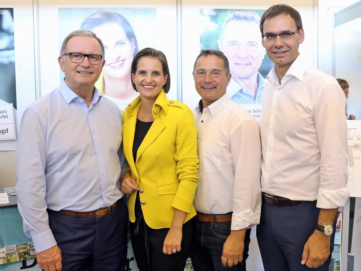 Die ÖVP-Spitzenkandidaten für die Landtagswahl 2019.