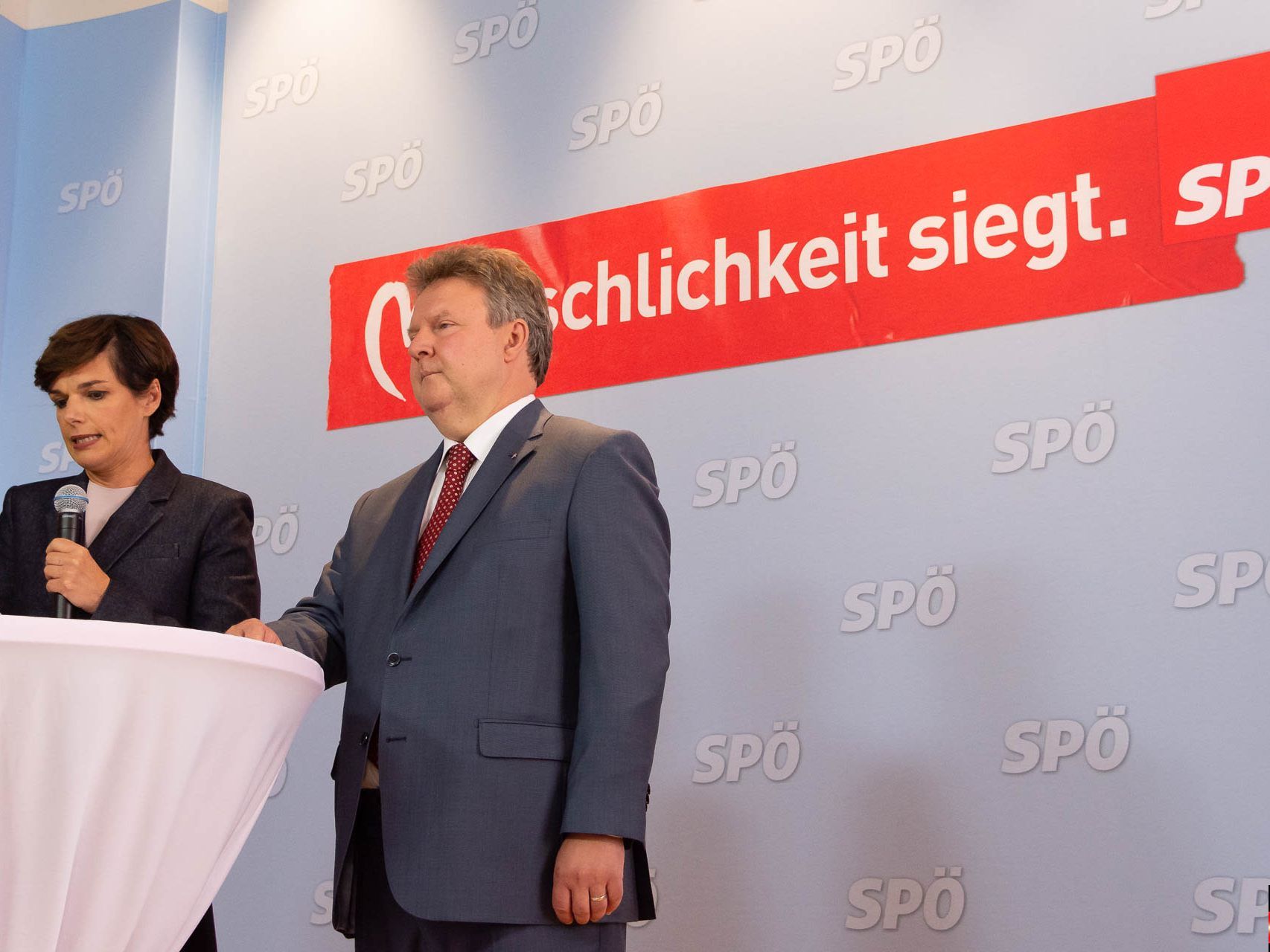 Pressekonferenz der SPÖ zum Auftritt der FPÖ Stadträtin Stenzel bei den Identitären Aufmarsch - SPÖ BGstelle - 08.09.2019