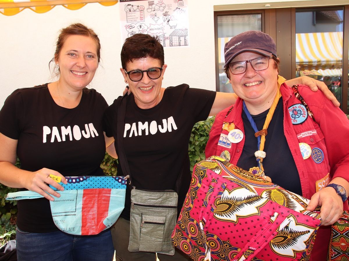 Großes Interesse am „Pamoja“-Kenia-Stand.