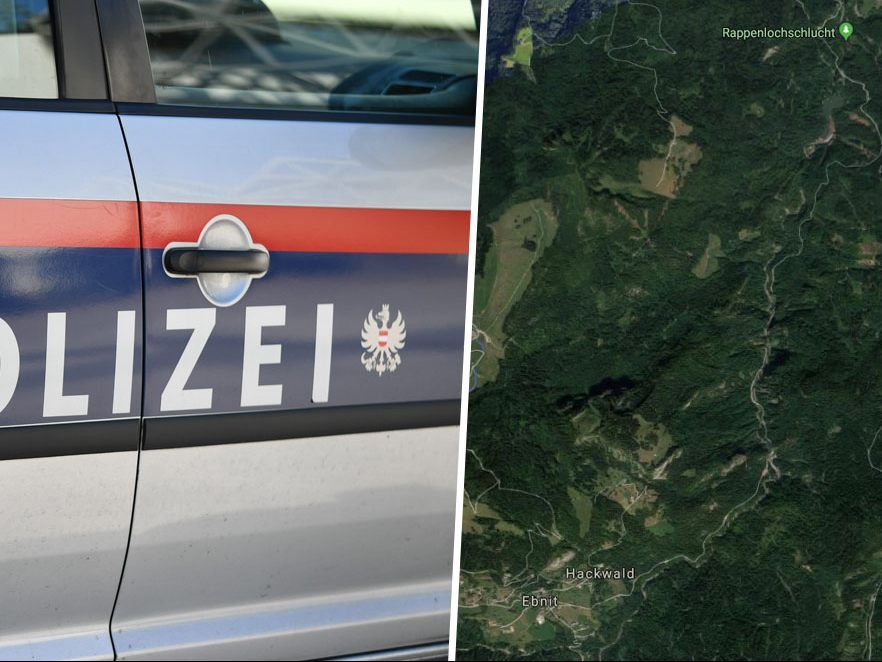 Im Wald overhalb der Gütlestraße in Dornbirn wurden die Skelette entdeckt.