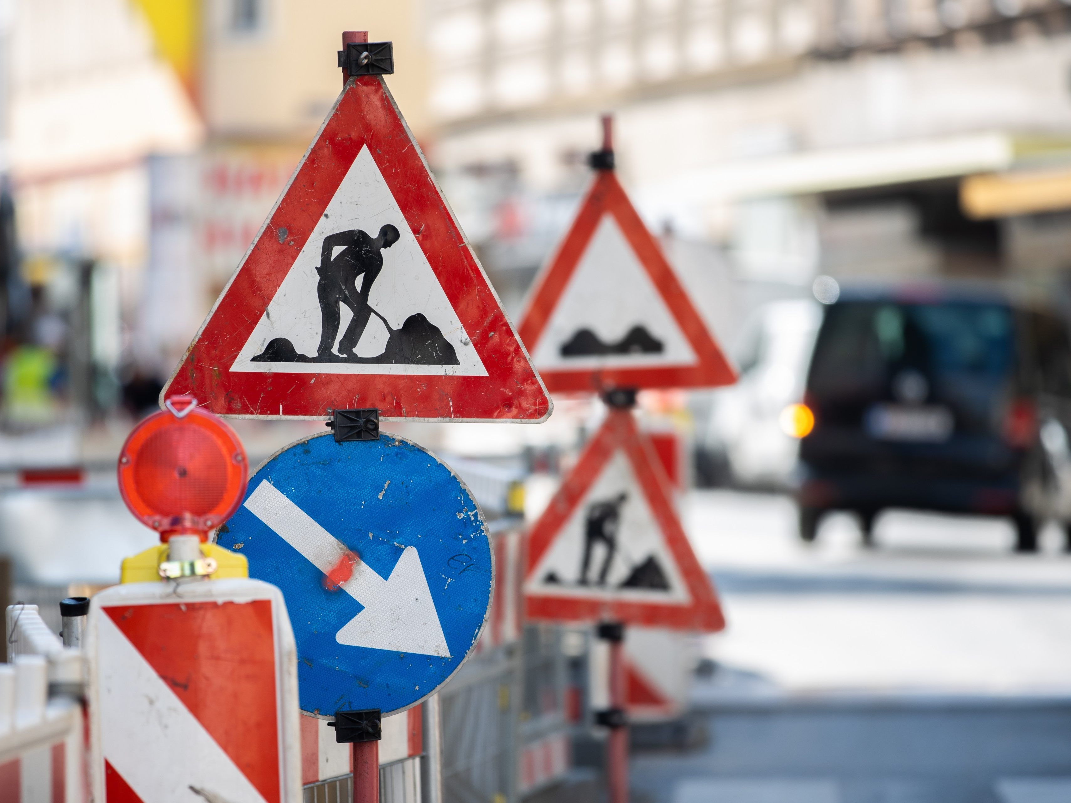 Die Breitenfurter Straße wird neu gestaltet. Die Breitenfurter Straße wird neu gestaltet.