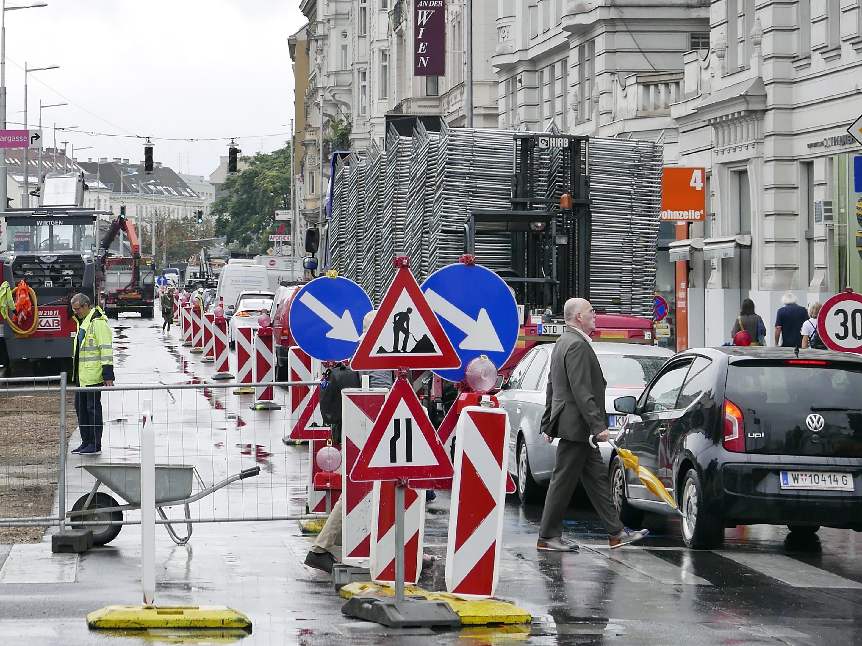 Der Mega-Stau auf der Wienzeile blieb aus. Der Mega-Stau auf der Wienzeile blieb aus.