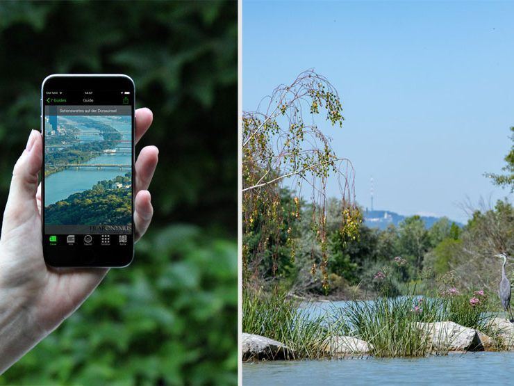 Auf der Wiener Donauinsel gibt es vieles zu entdecken - jetzt auch per App und Audioguide