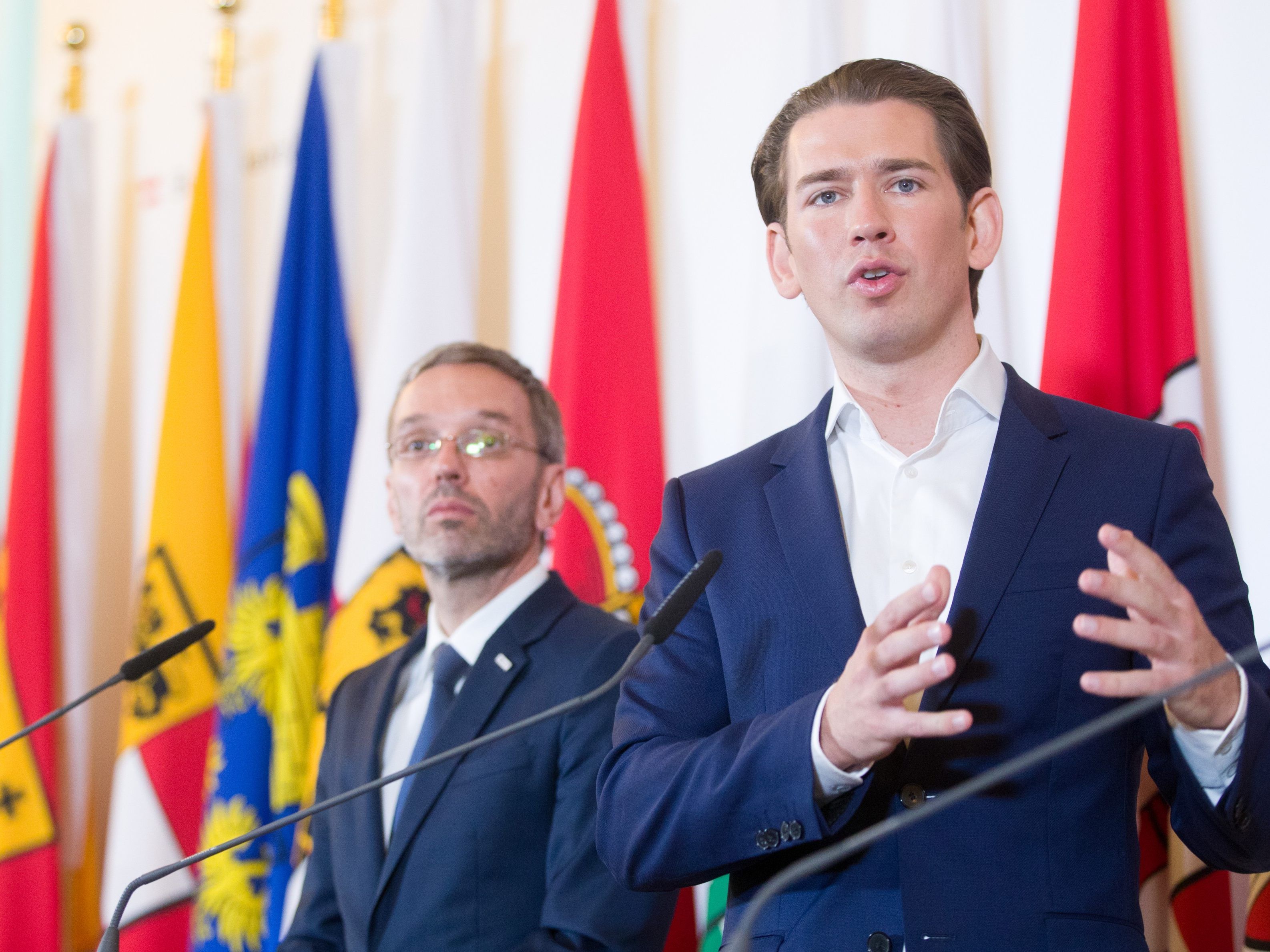 Sebastian Kurz wäre mit Kickl als FPÖ-Chef einverstanden.