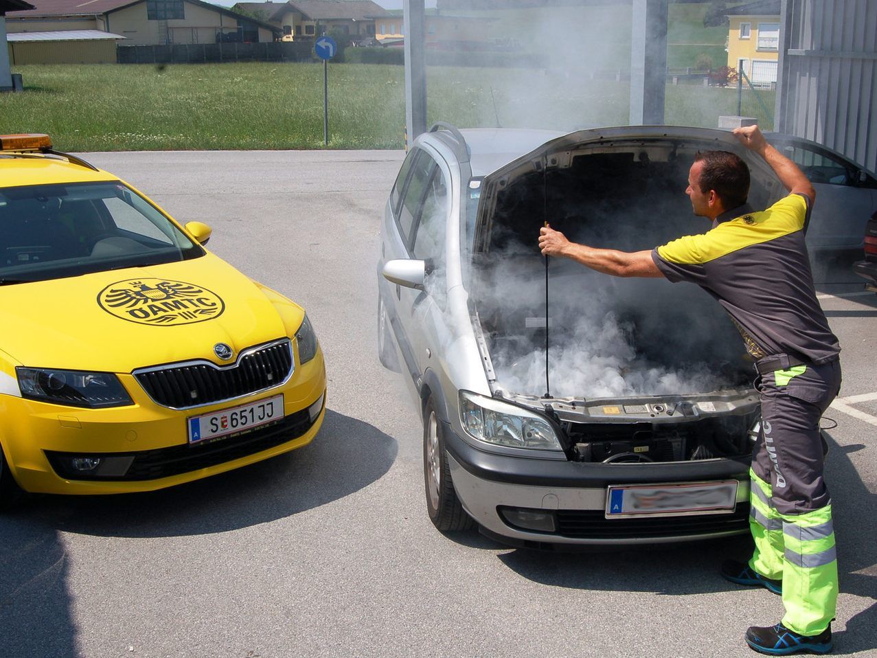 Die heißen Temperaturen wurden manches Mal zu viel für die Motoren.