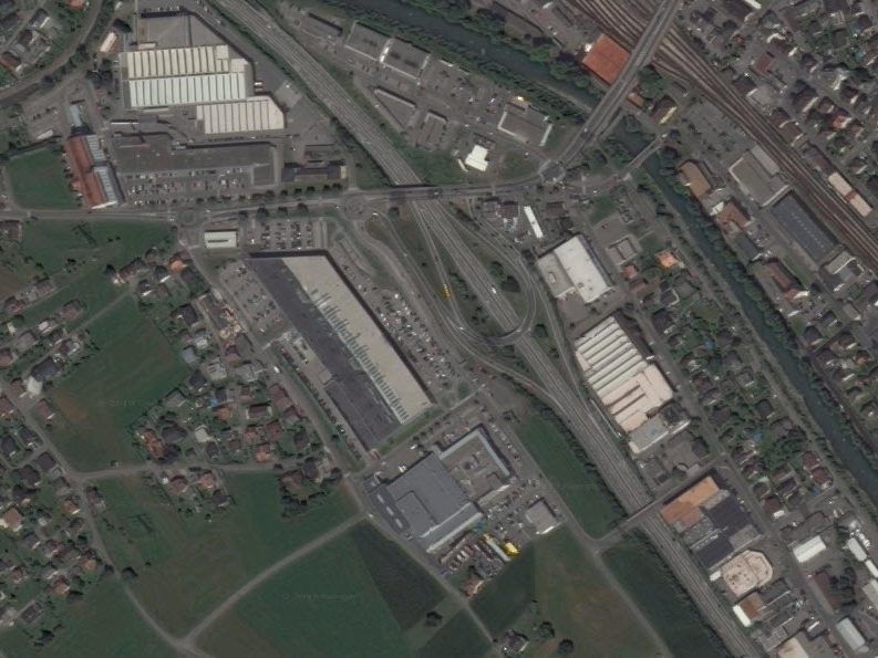 Auf Höhe der Anschlussstelle Bludenz-Bürs Auf Höhe der Anschlussstelle Bludenz-Bürs