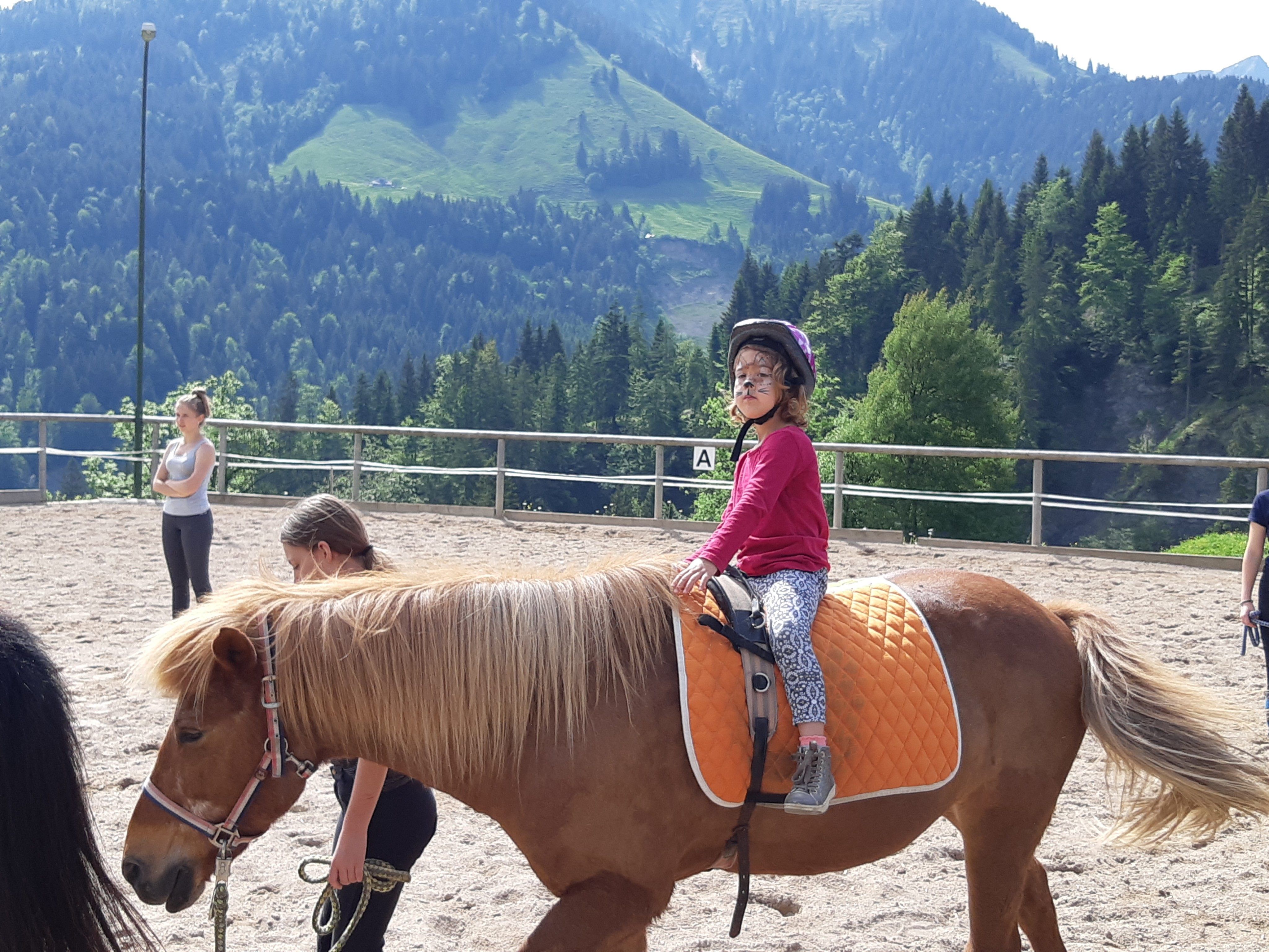Am Sonntag gibt es noch einmal die Gelegenheit gemeinsam mit den ELKI-Trainern die süßen Islandpferde im Ebnit und den Reitsport kennenzulernen. Am Sonntag gibt es noch einmal die Gelegenheit gemeinsam mit den ELKI-Trainern die süßen Islandpferde im Ebnit und den Reitsport kennenzulernen.